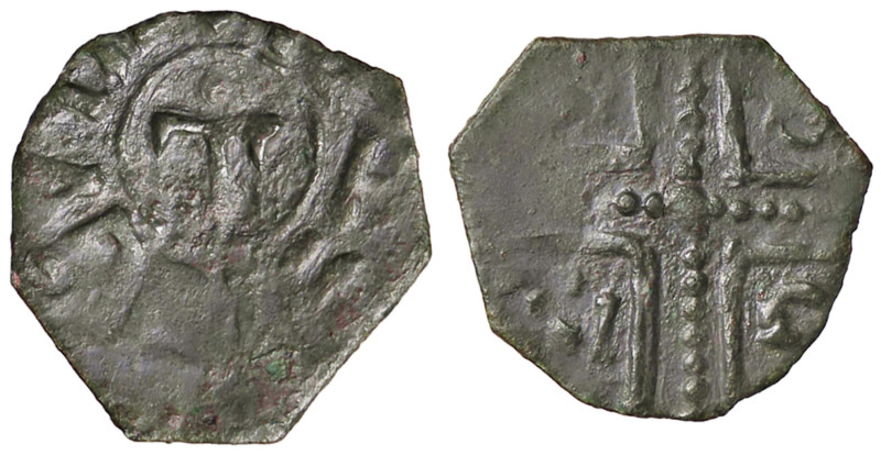 ZECCHE ITALIANE - MILETO - Ruggero I (1072-1101) - Follaro MIR 494 R (AE g. 1,68...