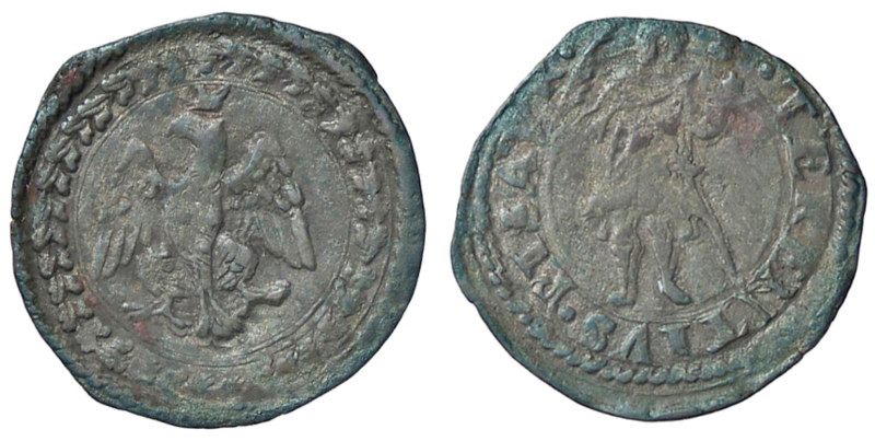 ZECCHE ITALIANE - PESARO - Guidobaldo II (1538-1574) - Quattrino CNI 73/76; Cav....