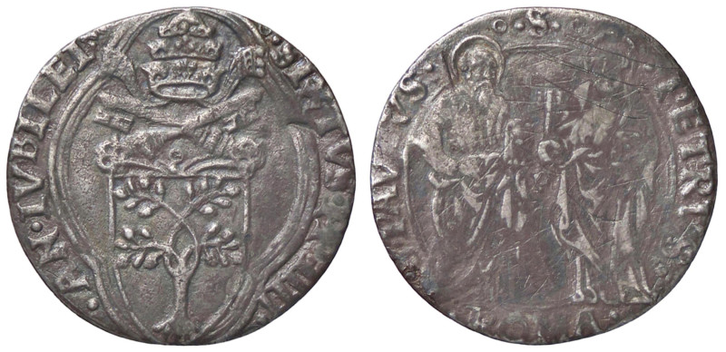 ZECCHE ITALIANE - ROMA - Sisto IV (1471-1484) - Grosso R (AG g. 3)

Status: MB...