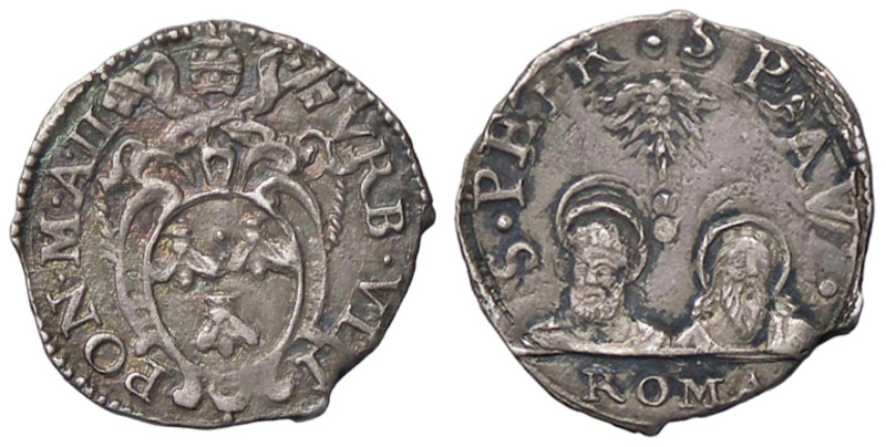 ZECCHE ITALIANE - ROMA - Urbano VIII (1623-1644) - Mezzo grosso A. II CNI 122; M...