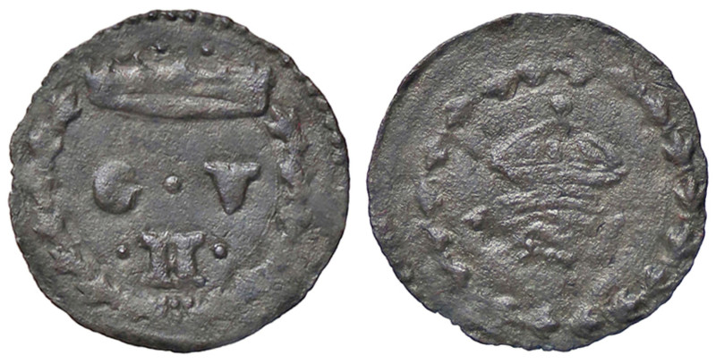 ZECCHE ITALIANE - URBINO - Guidobaldo II (1538-1574) - Quattrino CNI 184 e seg.;...