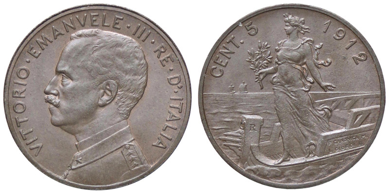 SAVOIA - Vittorio Emanuele III (1900-1943) - 5 Centesimi 1912 Prora Pag. 894; Mo...