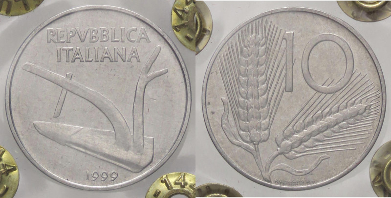 REPUBBLICA ITALIANA - Repubblica Italiana (monetazione in lire) (1946-2001) - 10...