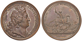 MEDAGLIE ESTERE - FRANCIA - Luigi XIV (1643-1715) - Medaglia 1691 AE Opus: Mauger Ø 41 Lievi sedimenti

Status: SPL-FDC

 Lievi sedimenti