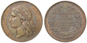 MEDAGLIE ESTERE - FRANCIA - Terza Repubblica (1870-1940) - Medaglia 1878 - Esposizione Universale AE Opus: Barre Ø 30

Status: SPL
