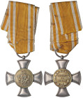 MEDAGLIE ESTERE - GERMANIA - PRUSSIA - Guglielmo II (1888-1918) - Onorificenza 1900 - Croce d'onore di prima classe al merito civile AU-AG Ø 39

Sta...