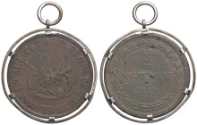 MEDAGLIE ESTERE - PARAGUAY - Repubblica - Medaglia 1867 R AE Con montatura

Status: qBB

 Con montatura