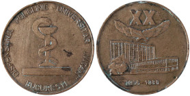 MEDAGLIE ESTERE - ROMANIA - Repubblica - Medaglia 1986 - Bucarest, policlinico Vitan AE Ø 60 Colpi

Status: meglio di MB

 Colpi