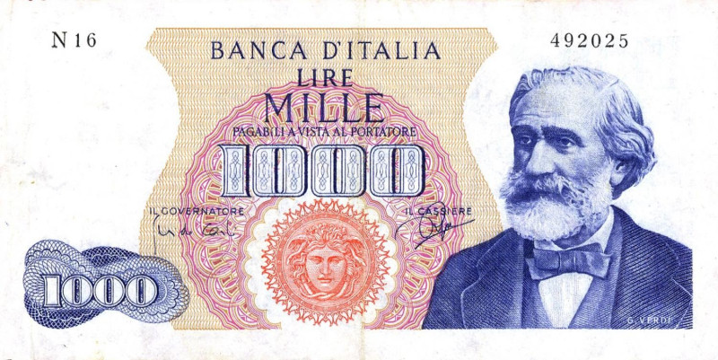 CARTAMONETA - BANCA d'ITALIA - Repubblica Italiana (monetazione in lire) (1946-2...