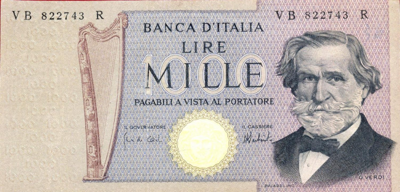 CARTAMONETA - BANCA d'ITALIA - Repubblica Italiana (monetazione in lire) (1946-2...