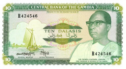 CARTAMONETA ESTERA - GAMBIA - Repubblica - 10 Dalasis

Status: FDS