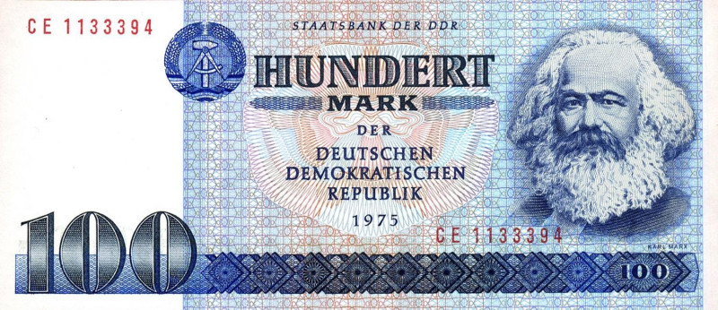 CARTAMONETA ESTERA - GERMANIA - Repubblica Democratica (1949-1990) - 100 Marchi ...