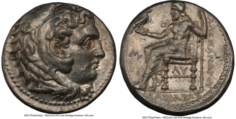 MACEDONIAN KINGDOM. Alexander III the Great (336-323 BC). AR tetradrachm (25mm, ...