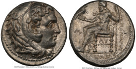 MACEDONIAN KINGDOM. Alexander III the Great (336-323 BC). AR tetradrachm (25mm, 17.23 gm, 5h). NGC Choice XF 5/5 - 4/5, Fine Style. Early posthumous i...