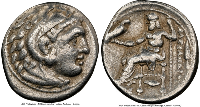 MACEDONIAN KINGDOM. Alexander III the Great (336-323 BC). AR drachm (18mm, 5h). ...