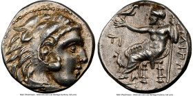 MACEDONIAN KINGDOM. Philip III Arrhidaeus (323-317 BC). AR drachm (17mm, 1h). NGC AU. Sardes, under Menander or Cleitus, ca. 322-319/8 BC. Head of Her...