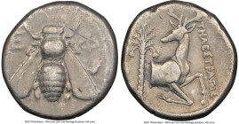 IONIA. Ephesus. Ca. 4th century BC. AR tetradrachm (24mm, 15.13 gm, 12h). NGC Choice VF 4/5 - 3/5, scratch. Ca. 360-350 BC, Telestratus, magistrate. E...