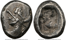 ACHAEMENID PERSIA. Xerxes II-Artaxerxes III (ca. 400-340 BC). AR siglos (16mm). NGC XF. Lydo-Milesian standard. Sardes, ca. 420-375 BC. Persian king o...
