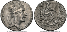 ARMENIAN KINGDOM. Tigranes II the Great (95-56 BC). AR tetradrachm (27mm, 15.65 gm, 12h). NGC Choice XF 4/5 - 3/5. Tigranocerta, ca. 80-68 BC. Diademe...