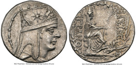 ARMENIAN KINGDOM. Tigranes II the Great (95-56 BC). AR tetradrachm (26mm, 15.68 gm, 12h). NGC Choice XF 3/5 - 4/5, die shift. Tigranocerta, ca. 80-68 ...