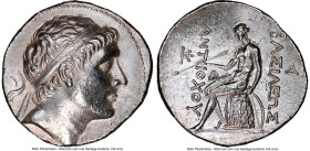 SELEUCID KINGDOM. Antiochus II Theos (261-246 BC). AR tetradrachm (29mm, 16.99 gm, 6h). NGC Choice AU 5/5 - 2/5, Fine Style, brushed. Antioch on the O...