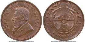 Republic Penny 1898 MS65 Brown NGC, Pretoria mint, KM2. HID09801242017 © 2023 Heritage Auctions | All Rights Reserved