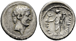 Römische Republik. C. Vibius Varus 42 v. Chr. 

Denar -Rom-. Kopf des bärtigen Marcus Antonius nach rechts / Fortuna mit Victoria auf der Rechten un...