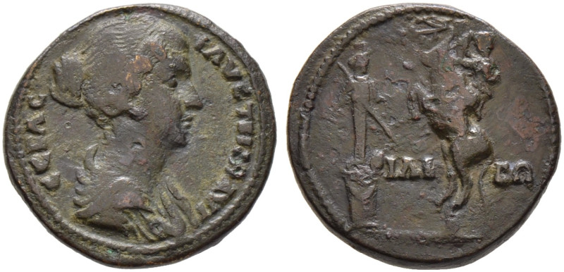 Kaiserzeit. Faustina Minor †176, Gemahlin des Marcus Aurelius. 

AE-25 mm (Pro...