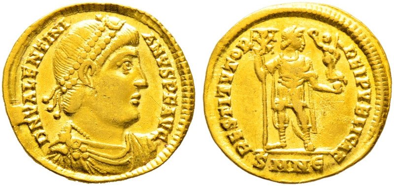 Kaiserzeit. Valentinianus I. 364-375. 

Solidus 364/367 -Nicomedia-. D N VALEN...