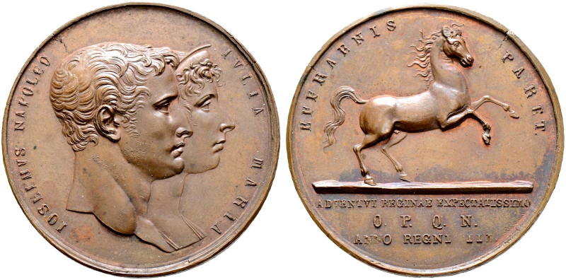 Italien-Neapel und Sizilien. Joseph Napoleon 1806-1808. 

Bronzemedaille 1808 ...