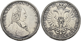 Schweiz-Basel, Bistum. Johann Konrad II. von Reinach-Hirzbach 1705-1737. 

GALVANO vom Taler 1716 -Pruntrut-. DT 699 vgl., HMZ 2-141 vgl., Divo (Tal...