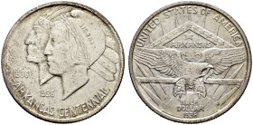 USA. 

Gedenk-1/2 Dollar 1936 -Denver-. Arkansas Centennial. KM 168. vorzüglich