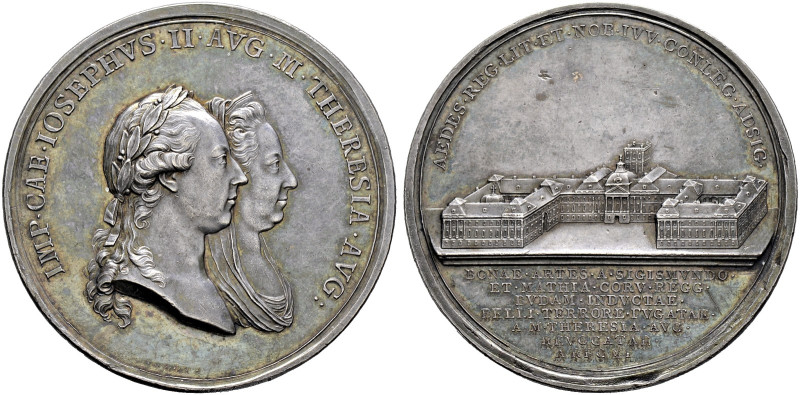 Haus Habsburg. Maria Theresia 1740-1780. 

Silbermedaille 1780 von J.N. Wirth,...