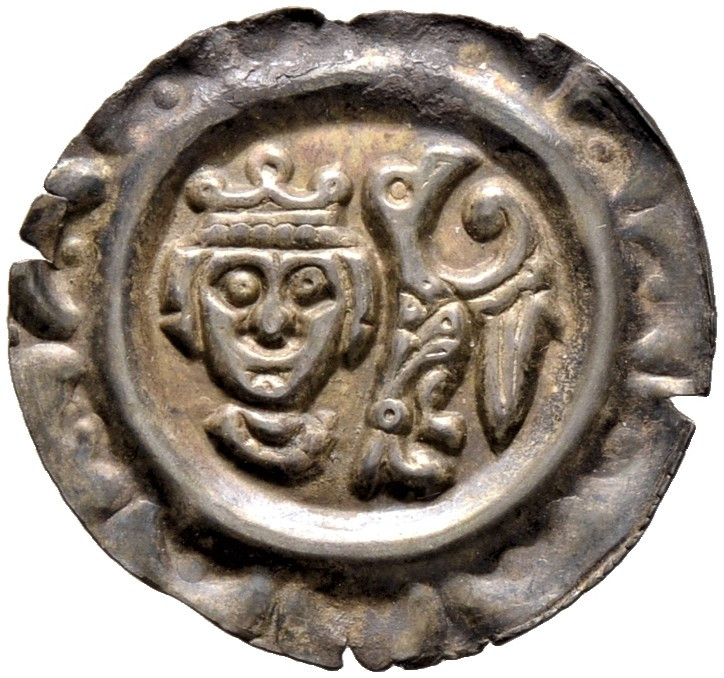 Donauwörth, Reichsmünzstätte. Friedrich II. von Hohenstaufen 1215-1250. 

Brak...