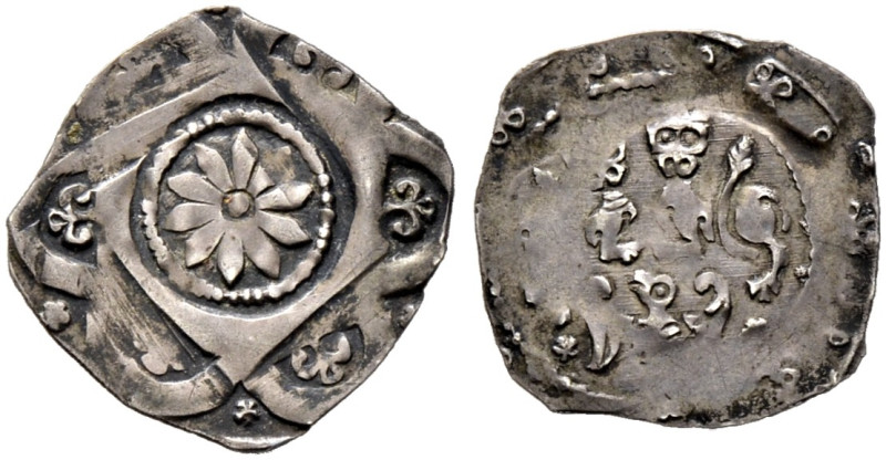 Nürnberg, Reichsmünzstätte. Heinrich VI. bis Interregnum 1190-1273. 

Pfennig ...