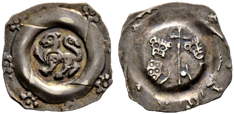 Nürnberg, Reichsmünzstätte. Heinrich VI. bis Interregnum 1190-1273. 

Pfennig ...