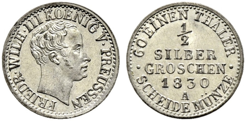 Brandenburg-Preußen. Friedrich Wilhelm III. 1797-1840. 

1/2 Silbergroschen 18...