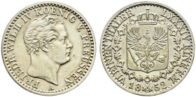 Brandenburg-Preußen. Friedrich Wilhelm IV. 1840-1861. 

1/6 Taler 1852 A. Olding 311, AKS 80, J. 72. BST 998a fast vorzüglich