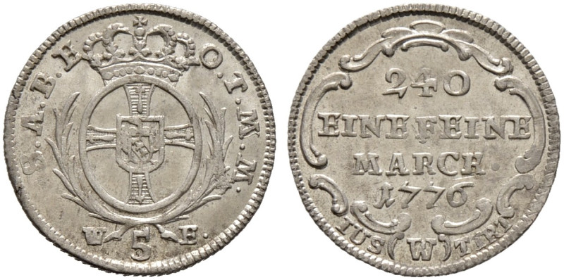 Deutscher Orden. Karl Alexander von Lothringen 1761-1780. 

5 Konventionskreuz...