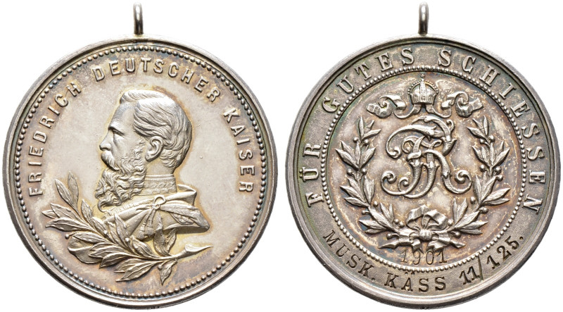 Württemberg. Wilhelm II. 1891-1918. 

Tragbare, silberne Prämienmedaille o.J. ...