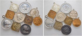 Württemberg. Wilhelm II. 1891-1918. 

Lot (10 Stücke): Medaillen mit militärischem Bezug von Mayer und Wilhelm. Dabei Silberne (oder versilberte?) P...