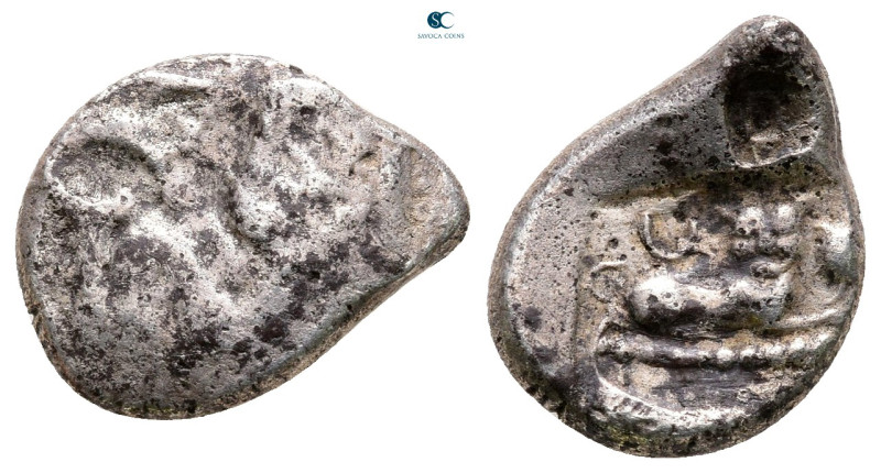 Phoenicia. Arados circa 400 BC. 
Tetrobol AR

15 mm, 2,69 g



Very Fine