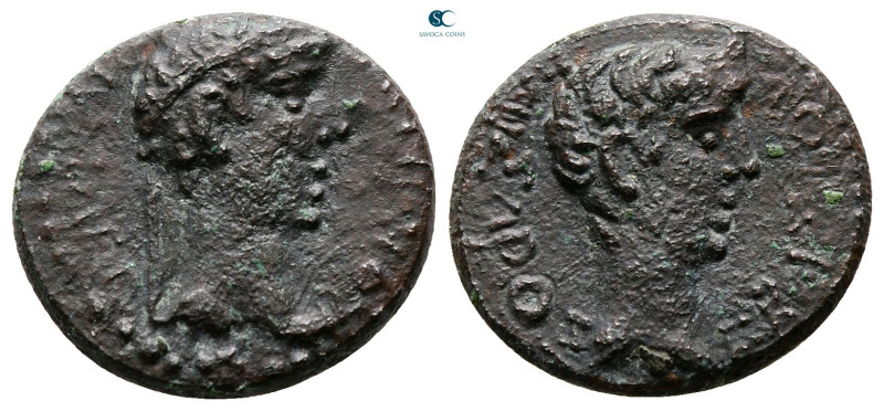 Kings of Thrace. Rhoemetalkes I with Augustus 11 BC-AD 12. 
Bronze Æ

19 mm, ...