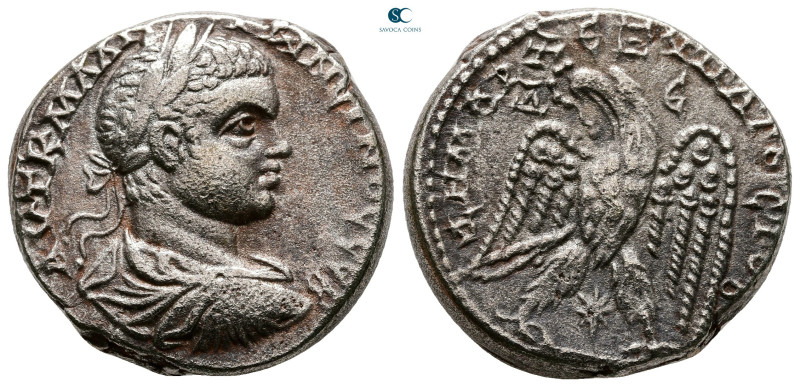 Seleucis and Pieria. Antioch. Elagabal AD 218-222. 
Billon-Tetradrachm

25 mm...