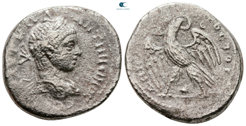 Seleucis and Pieria. Antioch. Elagabal AD 218-222. 
Billon-Tetradrachm

28 mm...