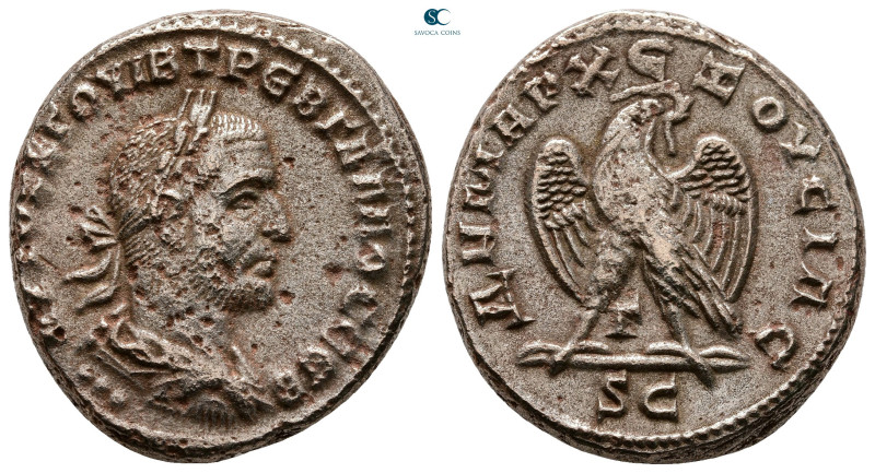 Seleucis and Pieria. Antioch. Trebonianus Gallus AD 251-253. 
Billon-Tetradrach...