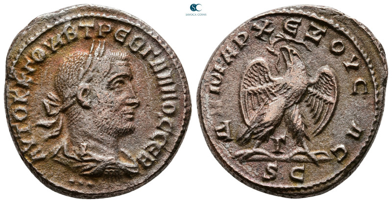 Seleucis and Pieria. Antioch. Trebonianus Gallus AD 251-253. 
Billon-Tetradrach...