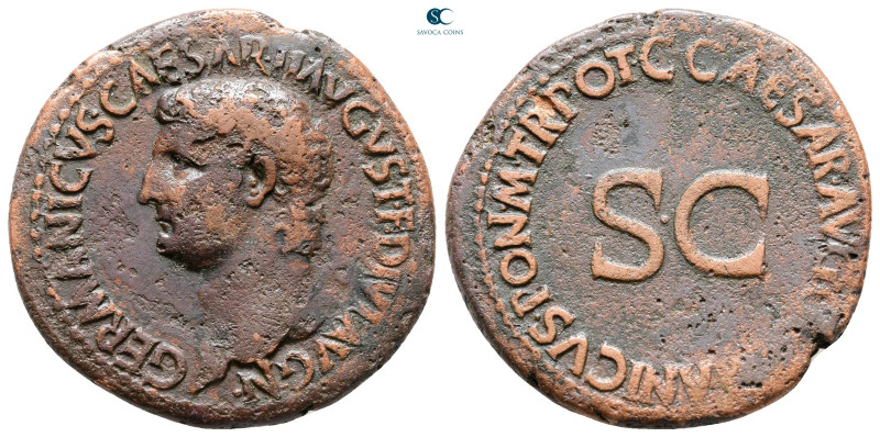 Germanicus AD 37-41. Rome
As Æ

28 mm, 9,72 g



Very Fine