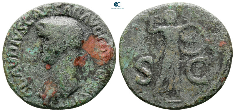 Claudius AD 41-54. Rome
As Æ

28 mm, 7,52 g



Fine