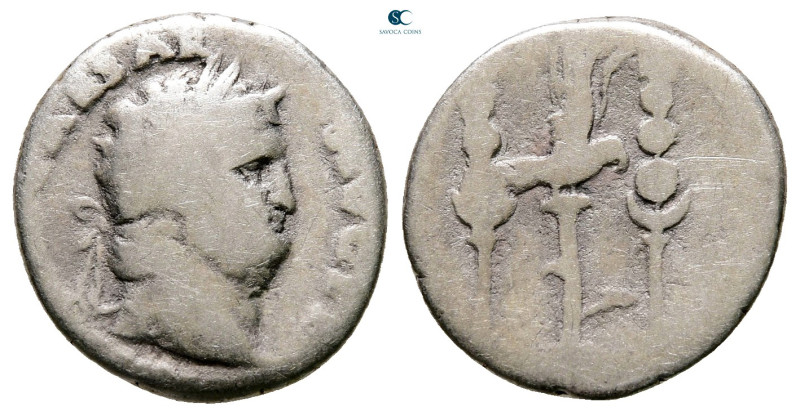 Nero AD 54-68. Rome
Denarius AR

17 mm, 3,21 g



Fine